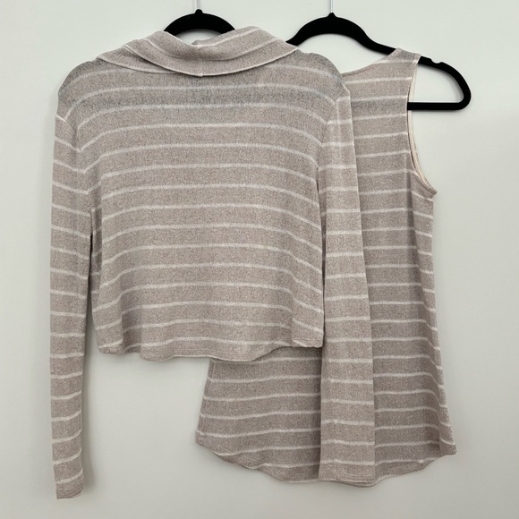 WHBM 2 Piece Double Layer Knit Top - Picture 7 of 12